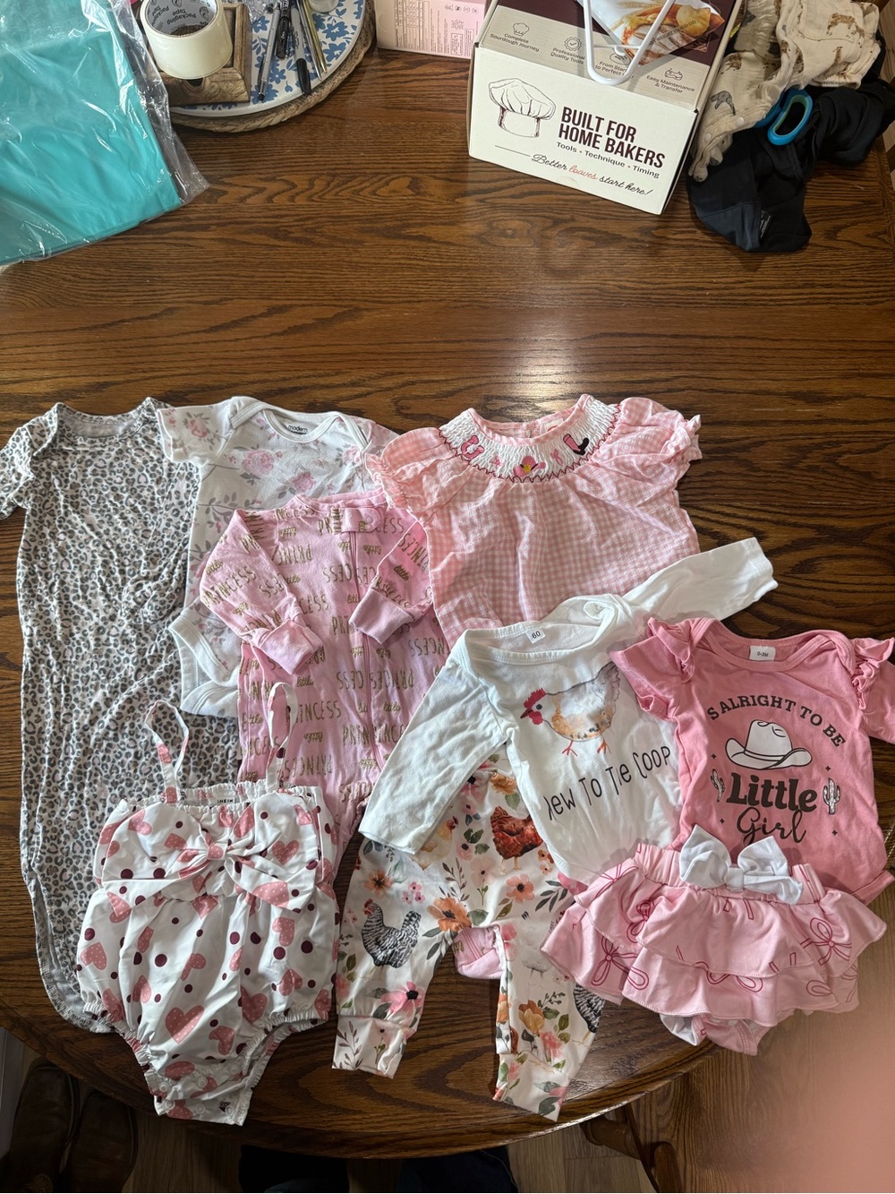 Baby Girls Pink Assorted Clothing Bundle - Mixed Brands 0-3 months - Picture 2 of 3